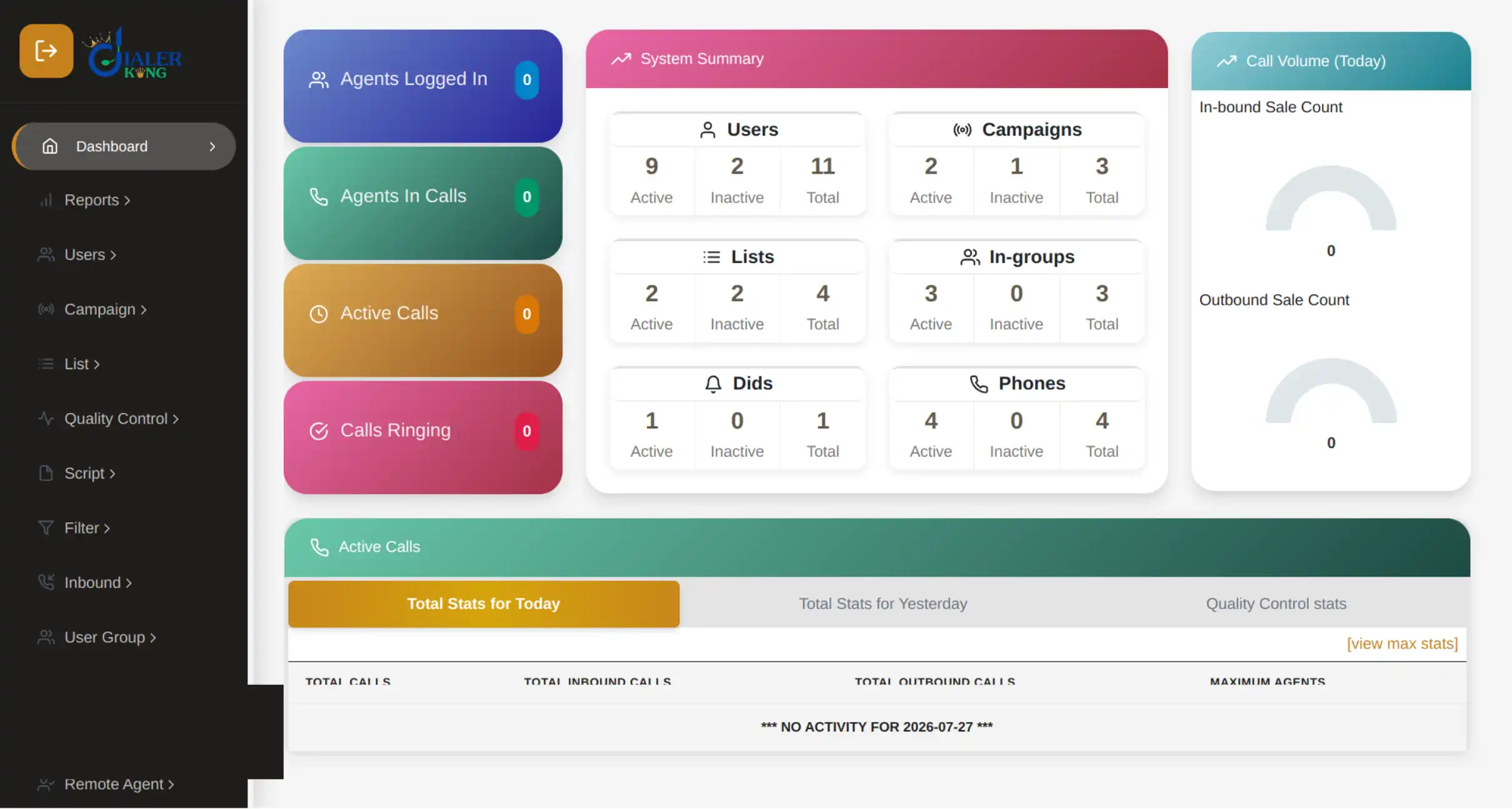  Contact Center Dialer Software | Best VICIdial Solution | Dialerking