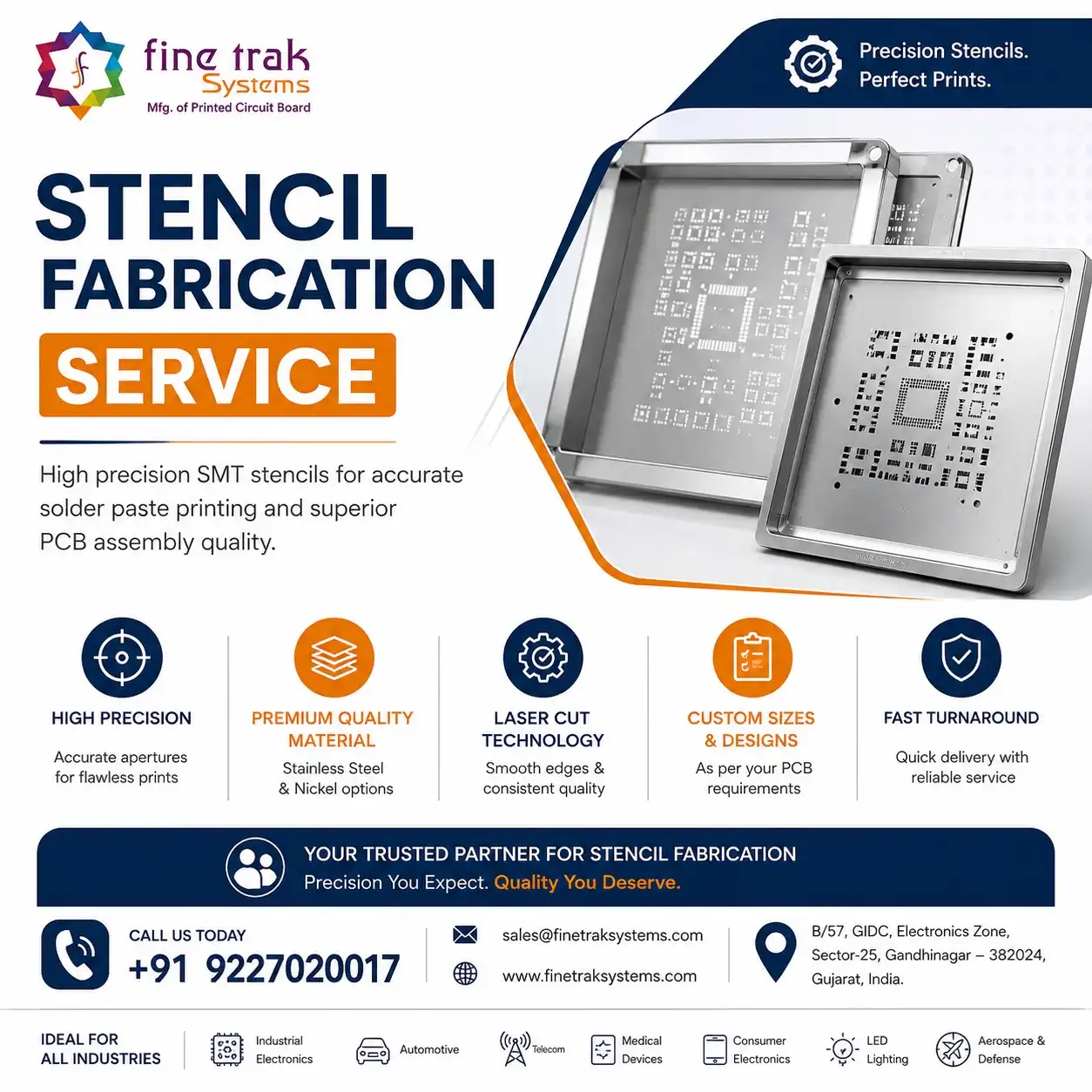 Industrial Stencil Fabrication in Gandhinagar | Quick Delivery