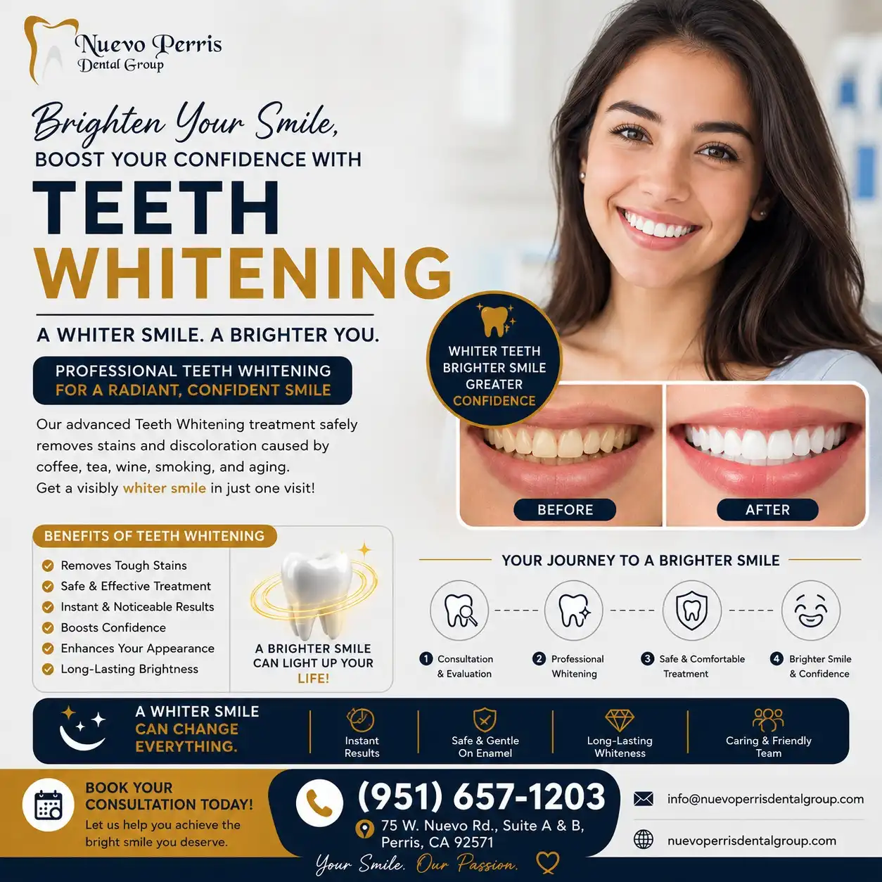 Teeth Whitening Treatment in Moreno Valley | Dr. Tejas Modi