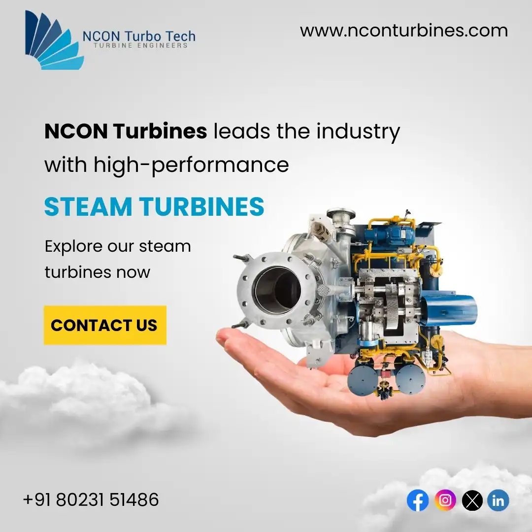 Back Pressure Turbine Engineering for Process Industries | NCON Turbines