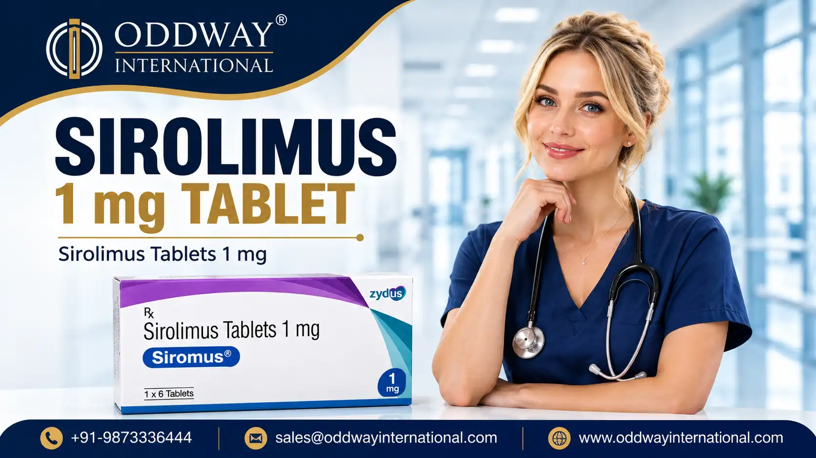 Sirolimus 1 mg Tablet Price for USA - B2B Sourcing | Oddway International