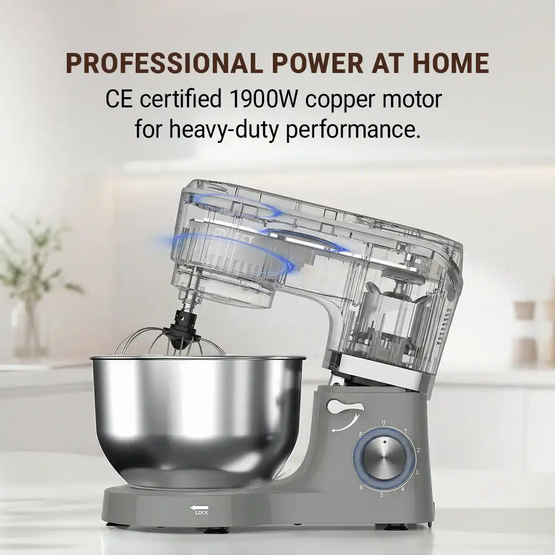 Dylect Stand Mixer for Effortless Mixing, Kneading and Whipping