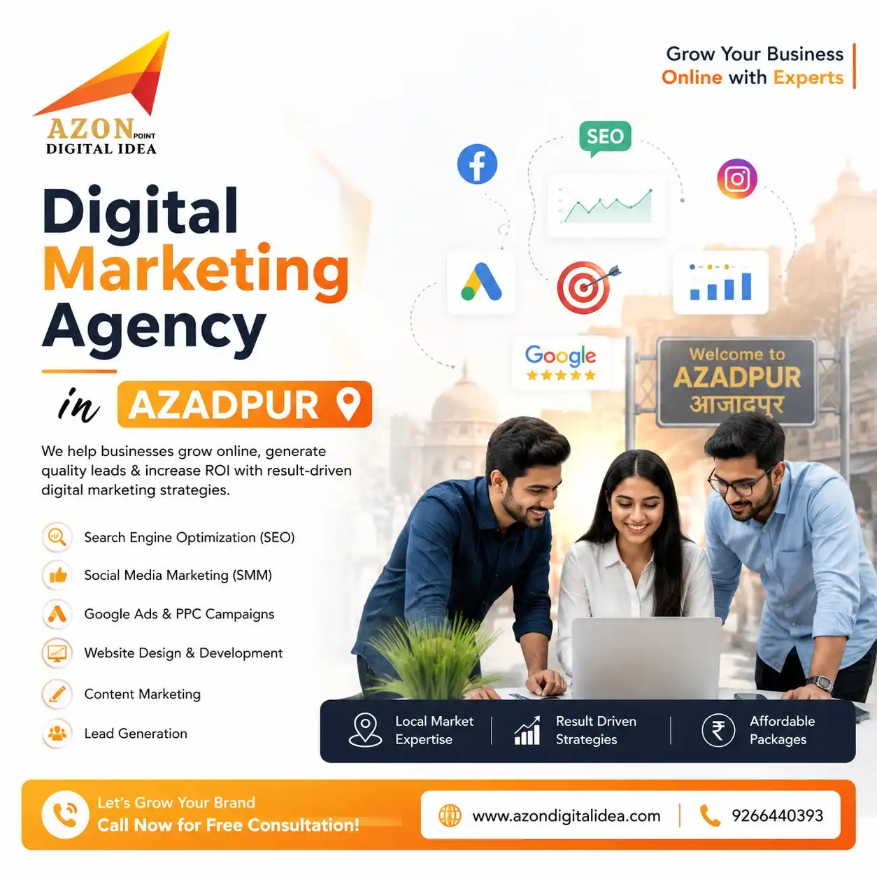 No.1 Digital Marketing Agency in Azadpur | SEO Services That Rank