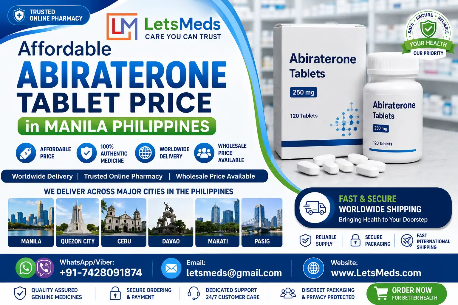 Abiraterone Price Philippines: What Determines the Cost?