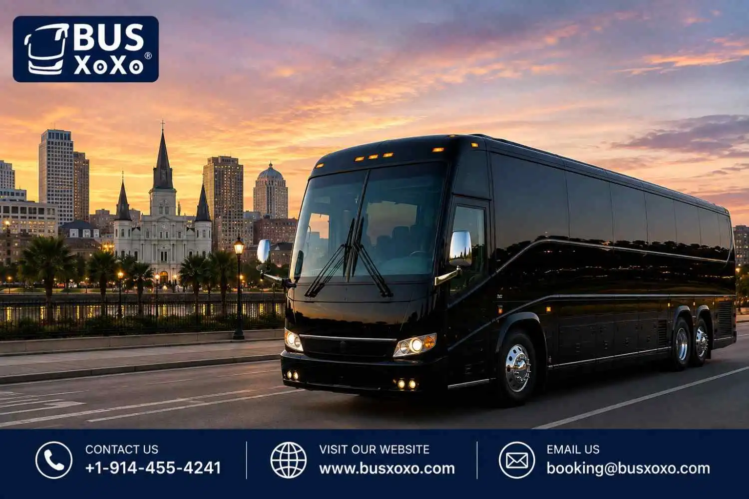 Rent Charter Bus Louisiana for Easy Group Transportation | Busxoxo