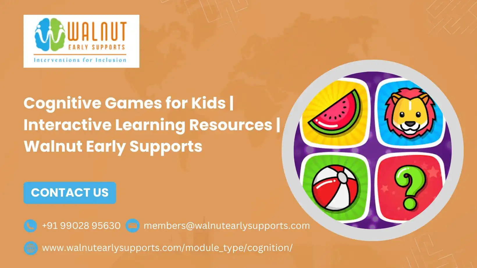 Cognitive Games for Kids | Interactive Learning Resources | Walnut Early Supports  