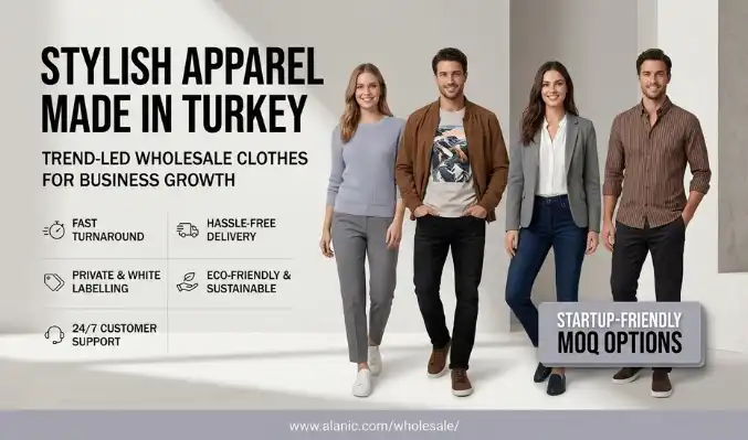 Trend-Led Wholesale Clothes in Turkey for Businesses Growth | Alanic Wholesale Clothing