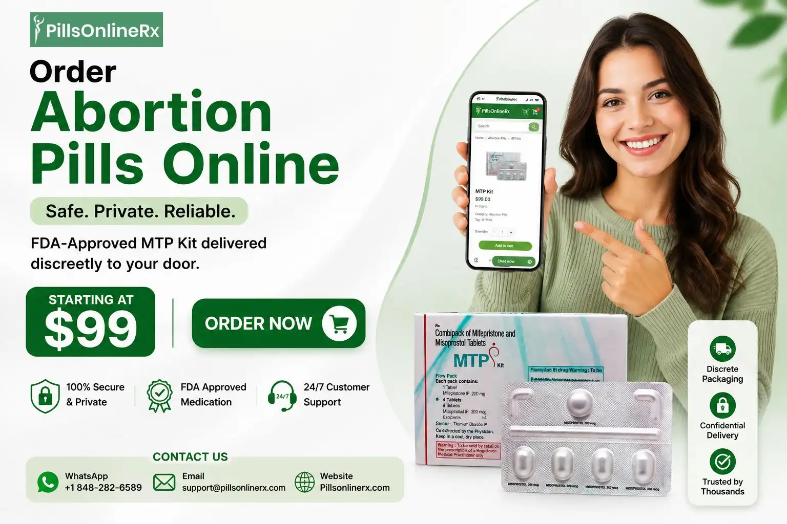 Michigan Abortion Pills With Private Online Access