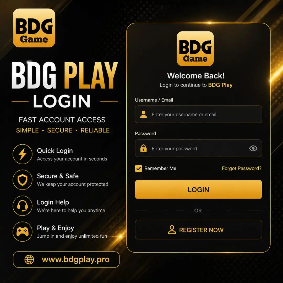 BDG Play Login: Fast Account Access & Login Help