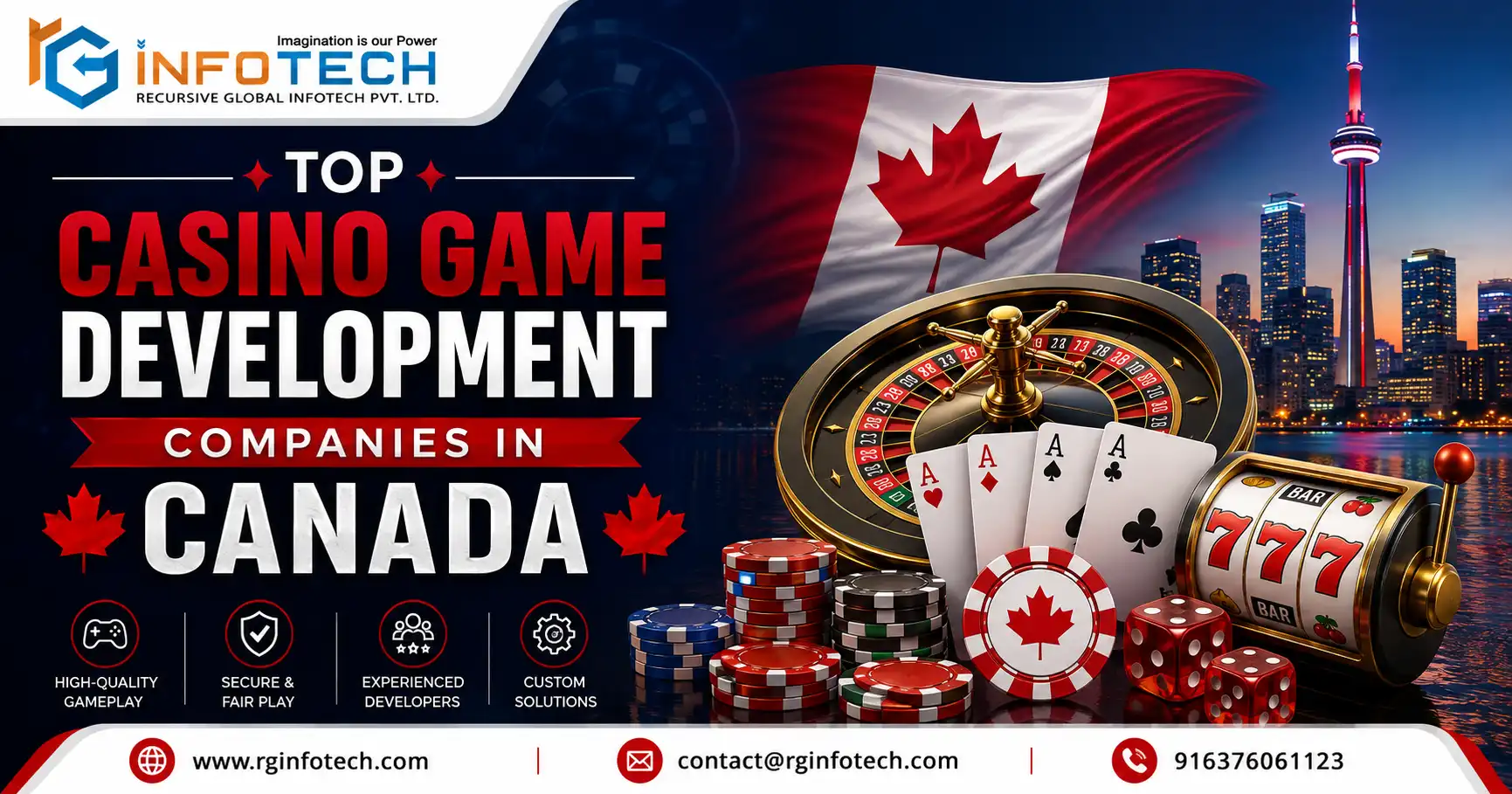 Top Casino Game Development Companies in Canada