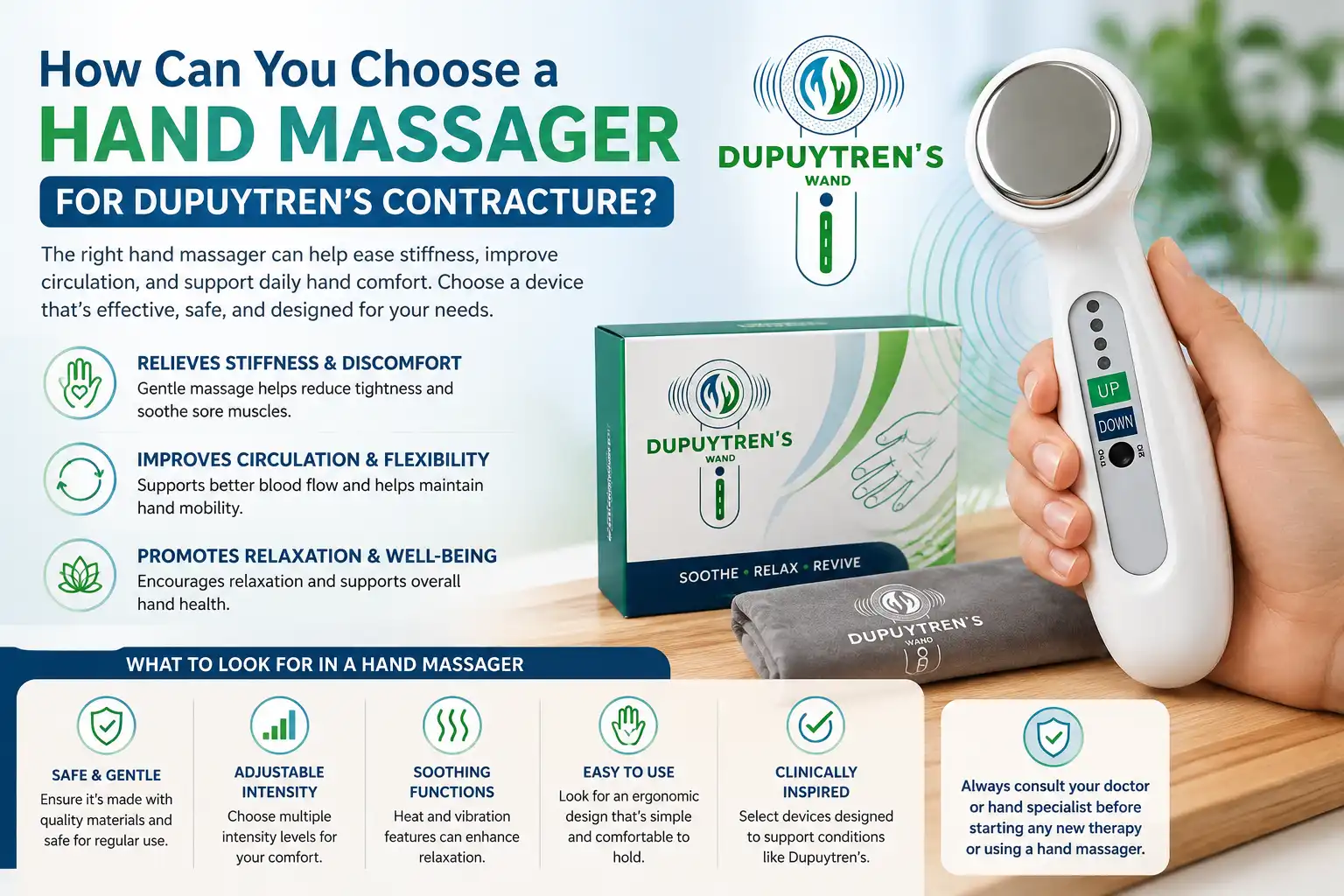 How Can You Choose a Hand Massager for Dupuytren’s Contracture?