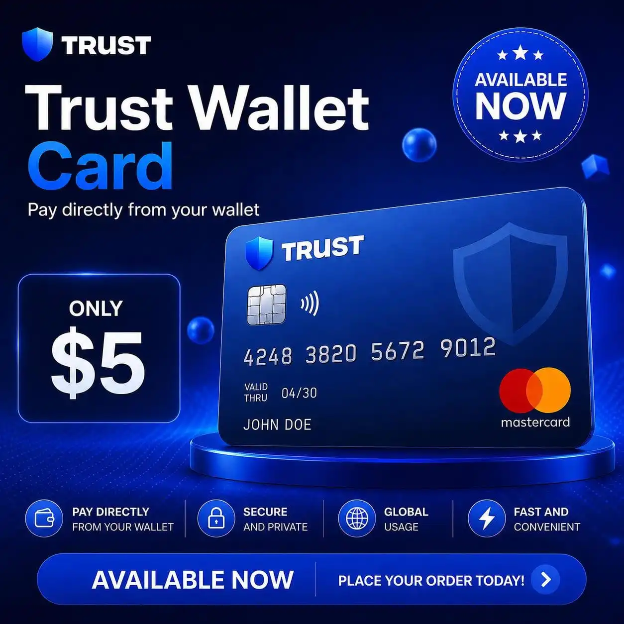 📢 Discover the Trust Wallet Card 💳