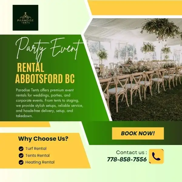 Party Event Rental Abbotsford BC for Easy Event Planning