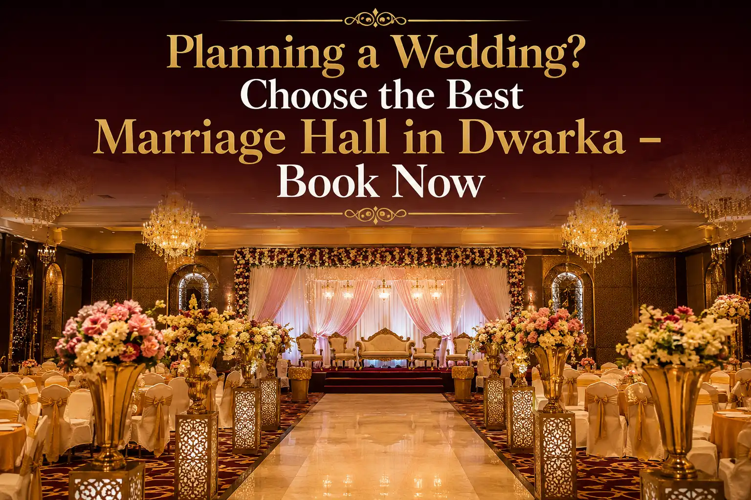 Planning a Wedding? Choose the Best Marriage Hall in Dwarka – Book Now