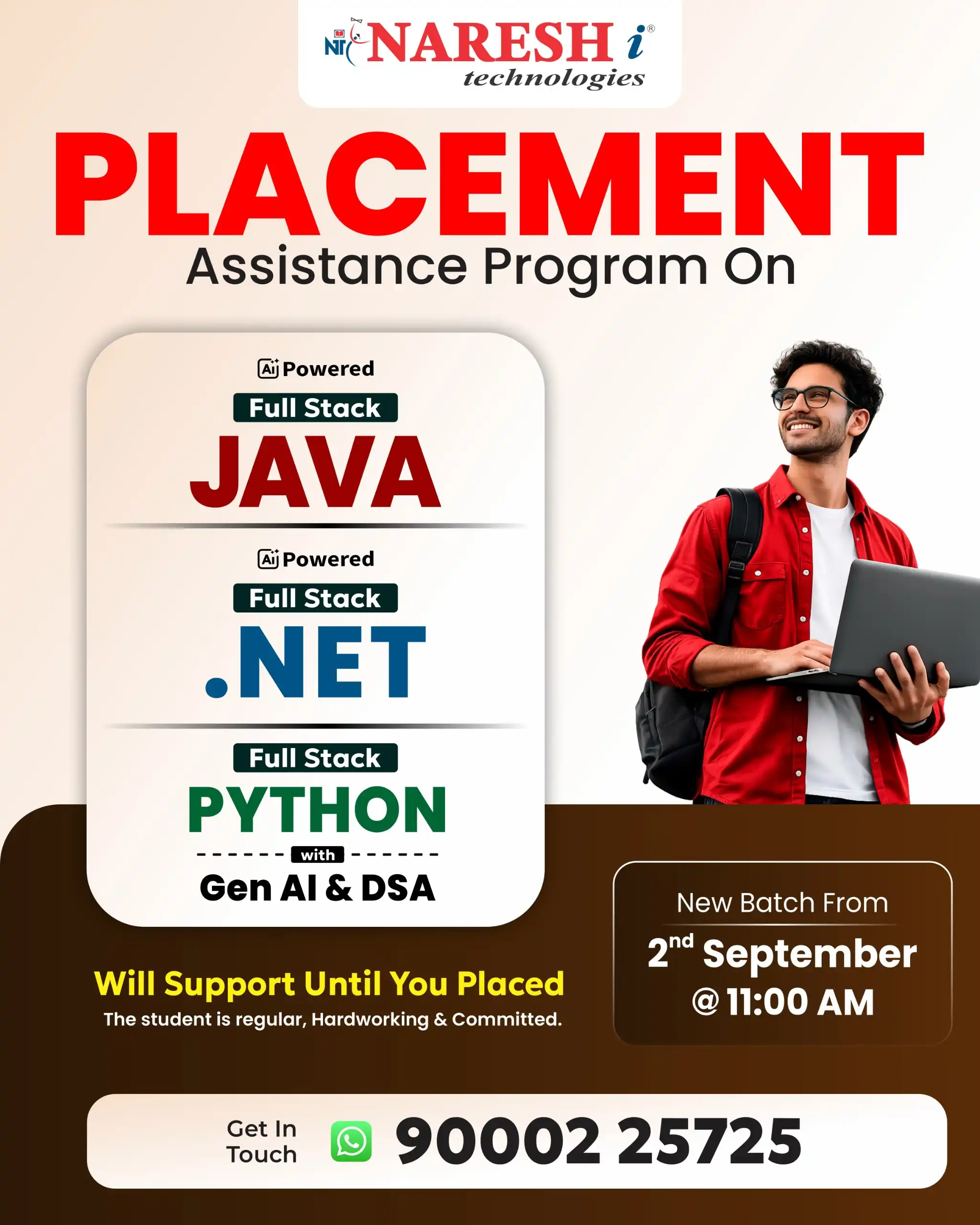 FREE Live Demo Classes on Java Full Stack Placement Assistance