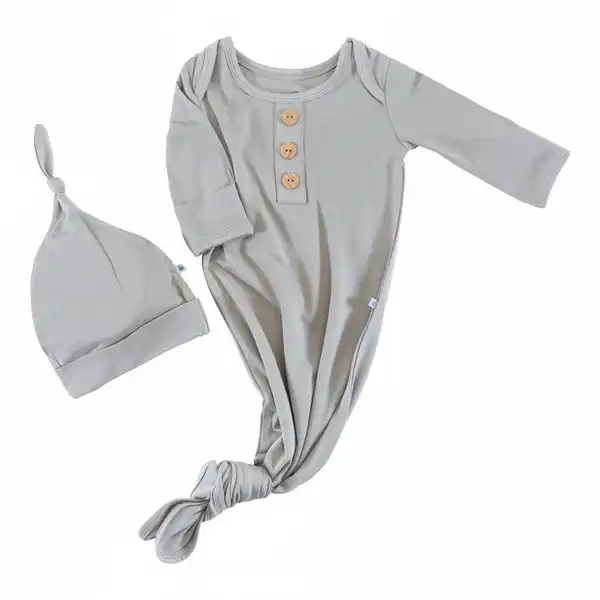 knotted baby gown outfits 