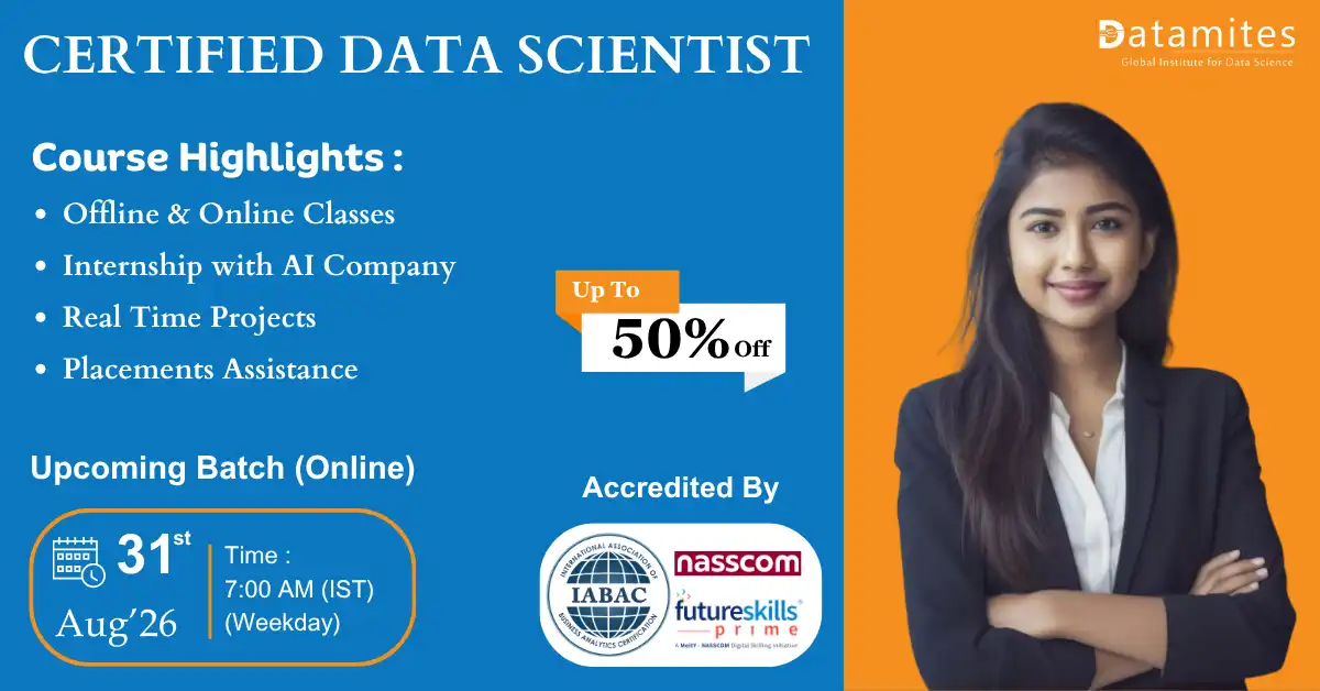 DataMites Data Science Course in pune