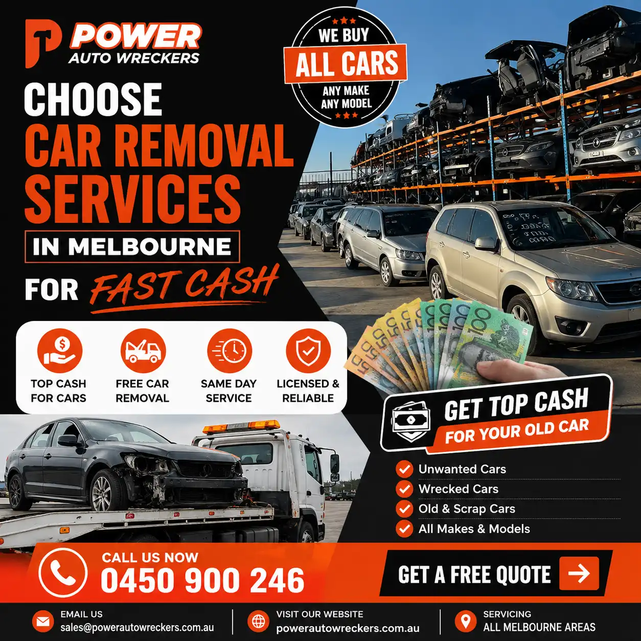 Choose Car Removal Services in Melbourne for Fast Cash