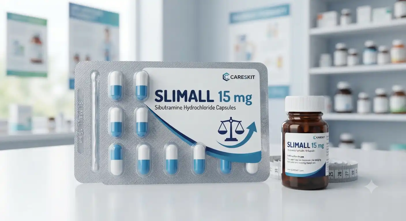 Buy Slimall 15 mg For Weight Management and Obesity Treatment Online | CARESKIT