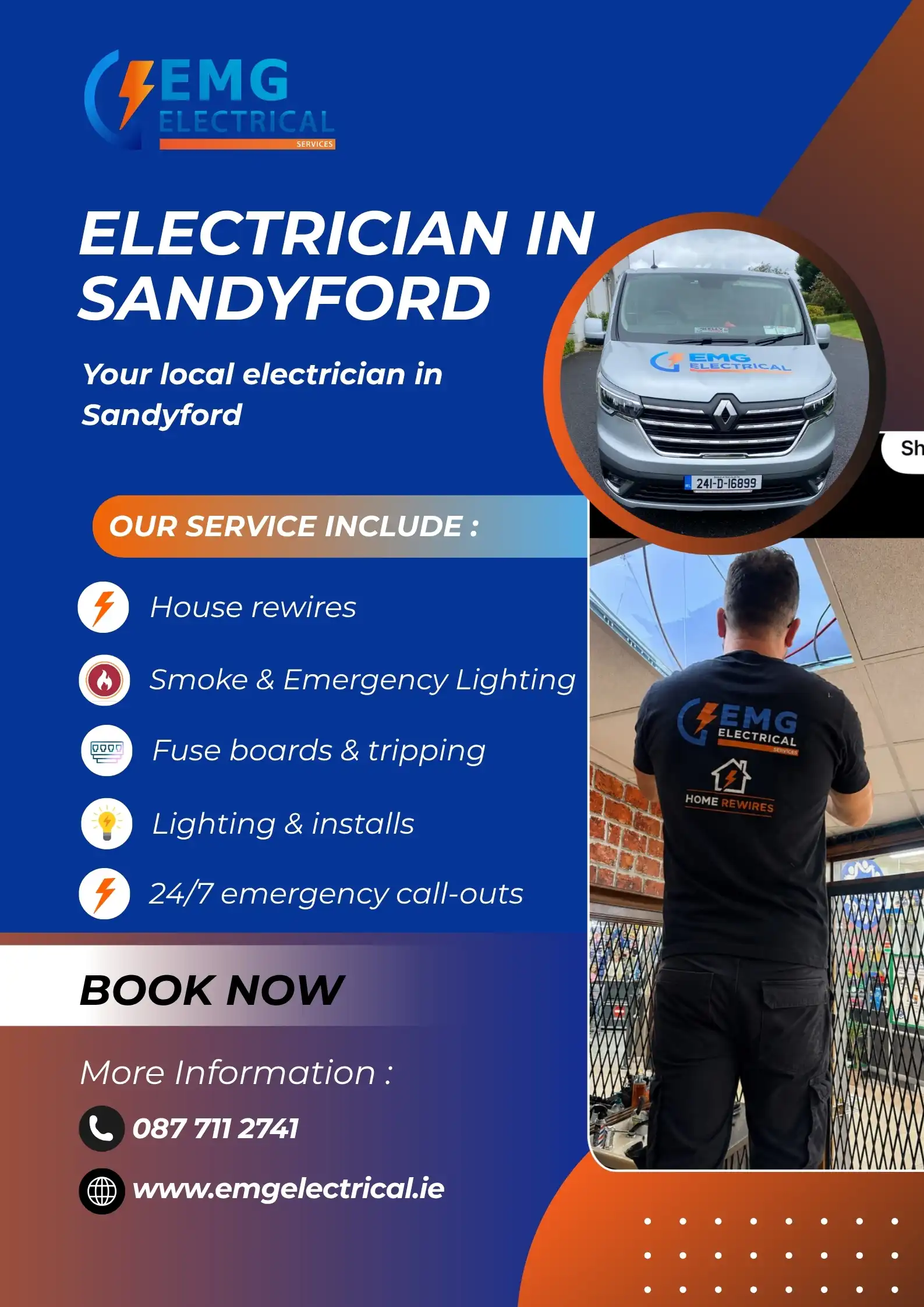 Trusted Electrician in Sandyford – Powering Homes Safely