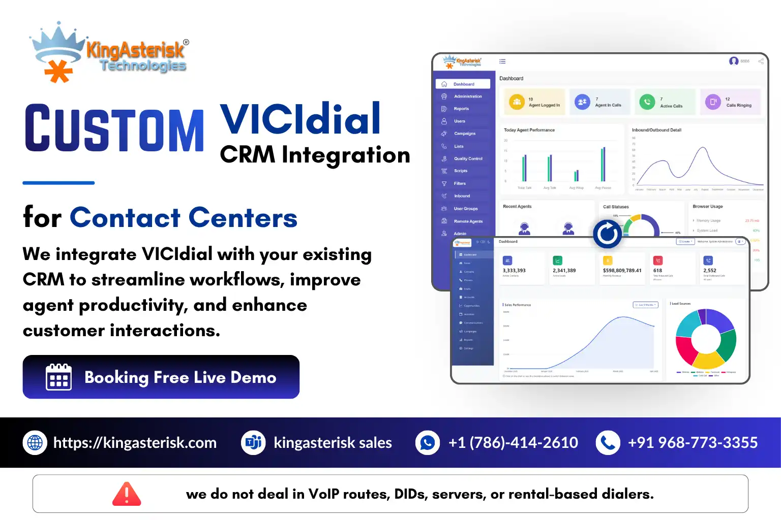 VICIdial CRM Integration for Contact Centers