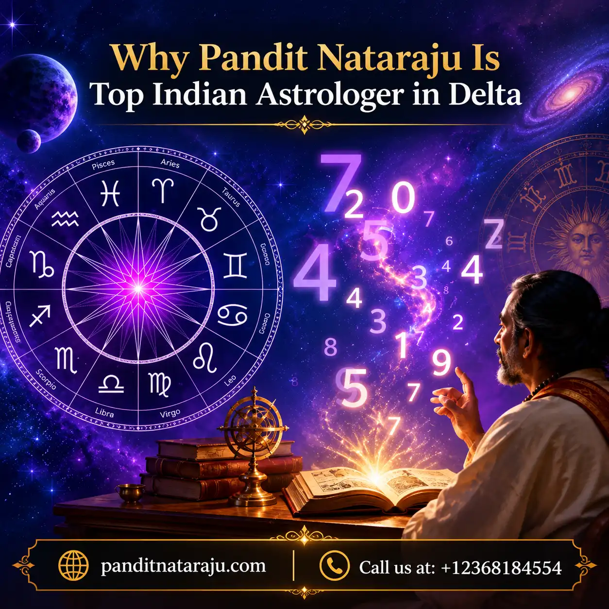 Why Pandit Nataraju Is the Top Indian Astrologer in Delta