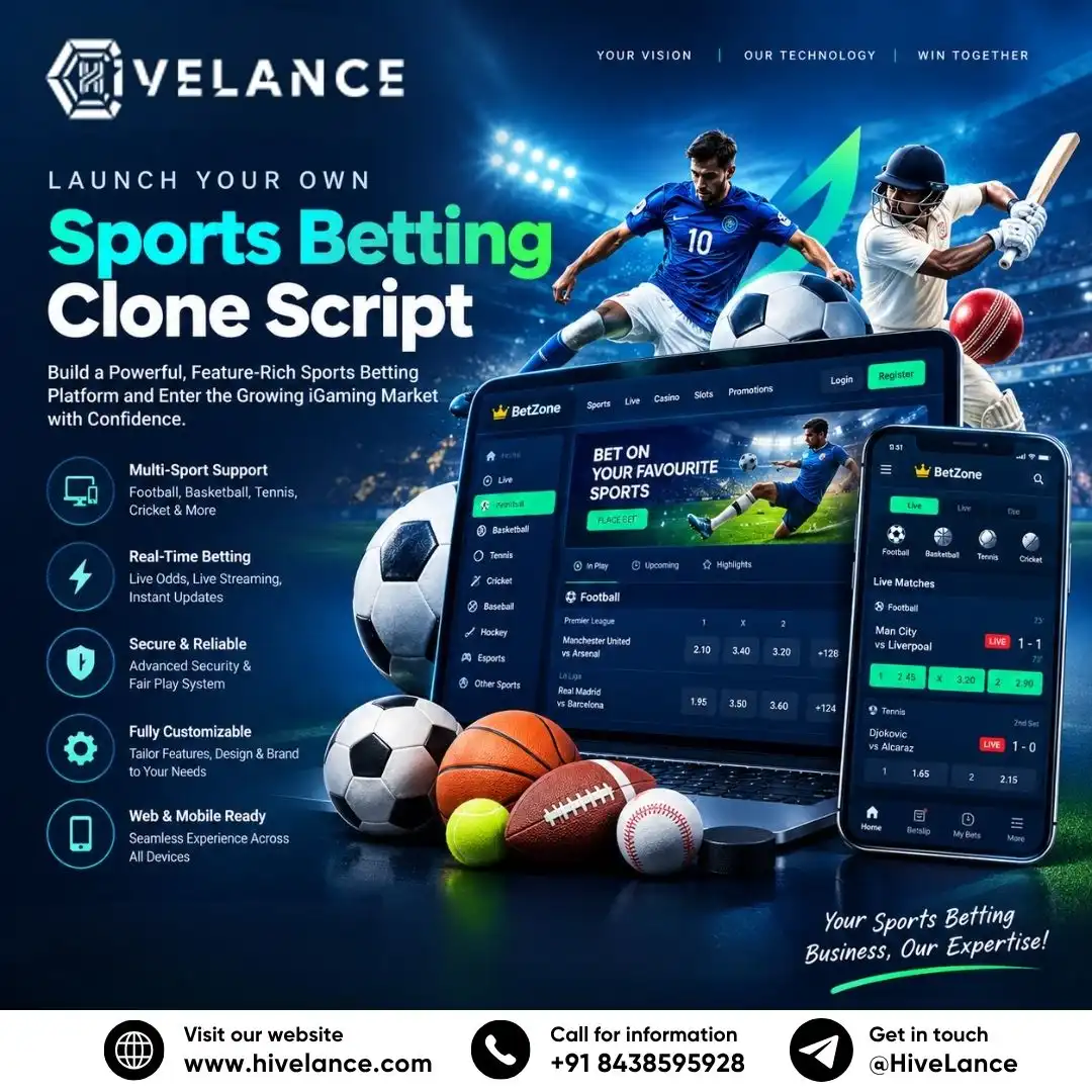 Sports Betting Clone App Development: Technical Expertise Behind a Modern Sportsbook