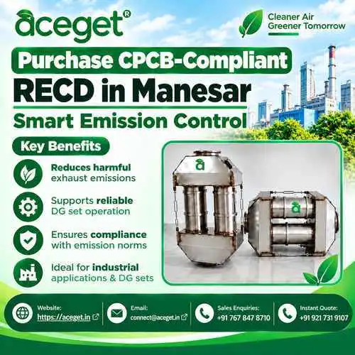 Purchase CPCB-Compliant RECD in Manesar – Smart Emission Control