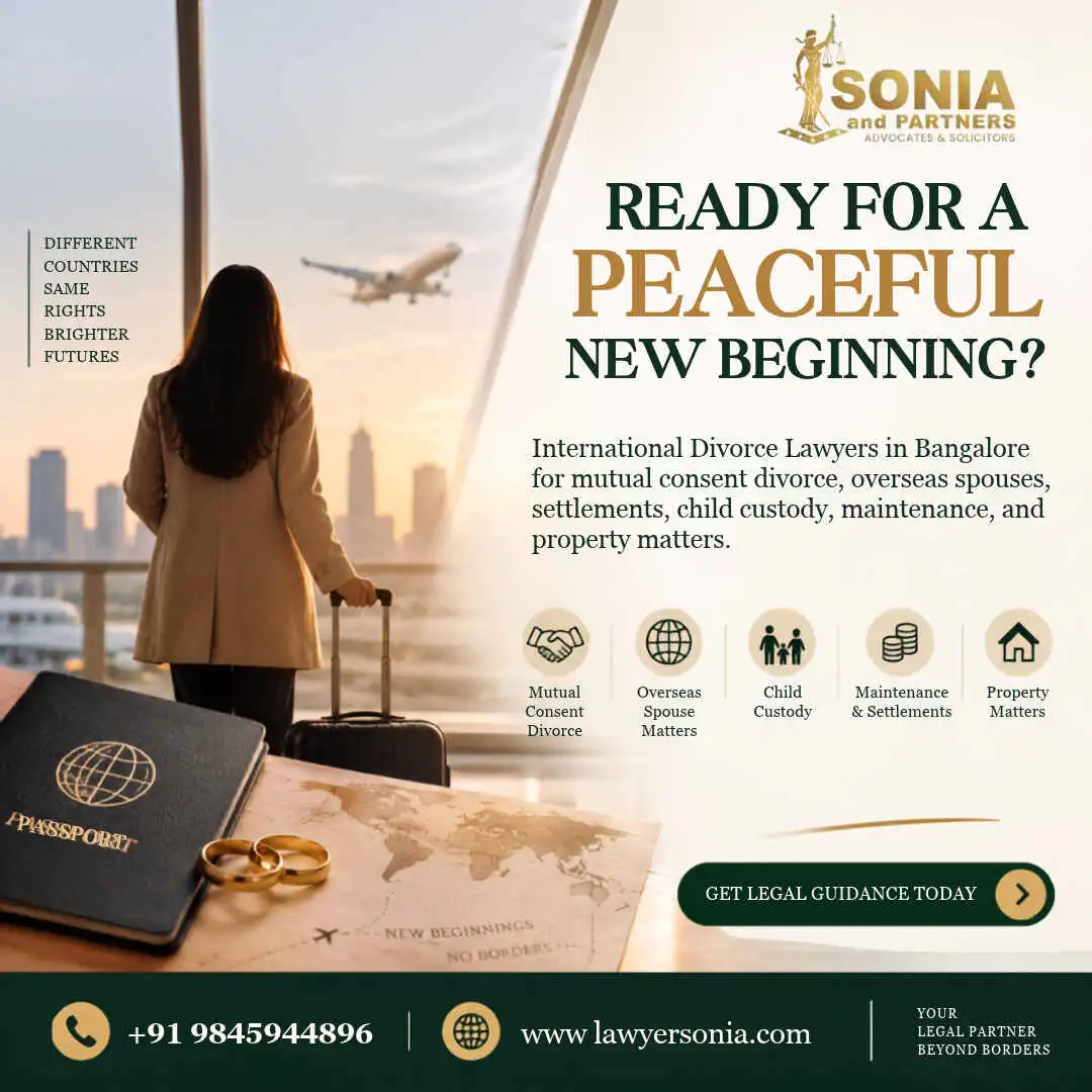 READY FOR A PEACEFUL NEW BEGINNING? | International Divorce Lawyers in Bangalore