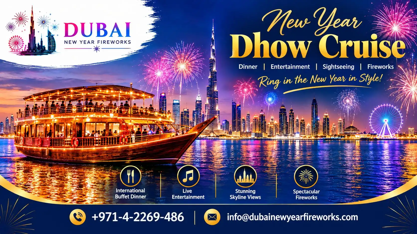 Celebrate the Countdown with Dinner and Music