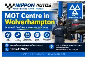 Choose the best MOT centre in Wolverhampton.