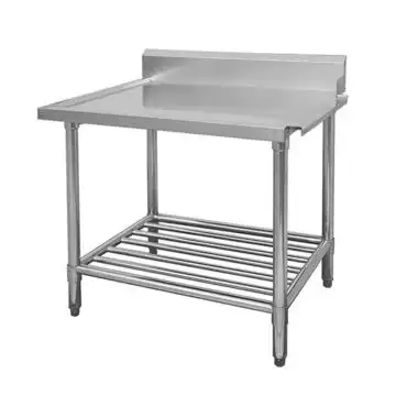 Stainless Steel Outlet Benches for Commercial Dishwashing
