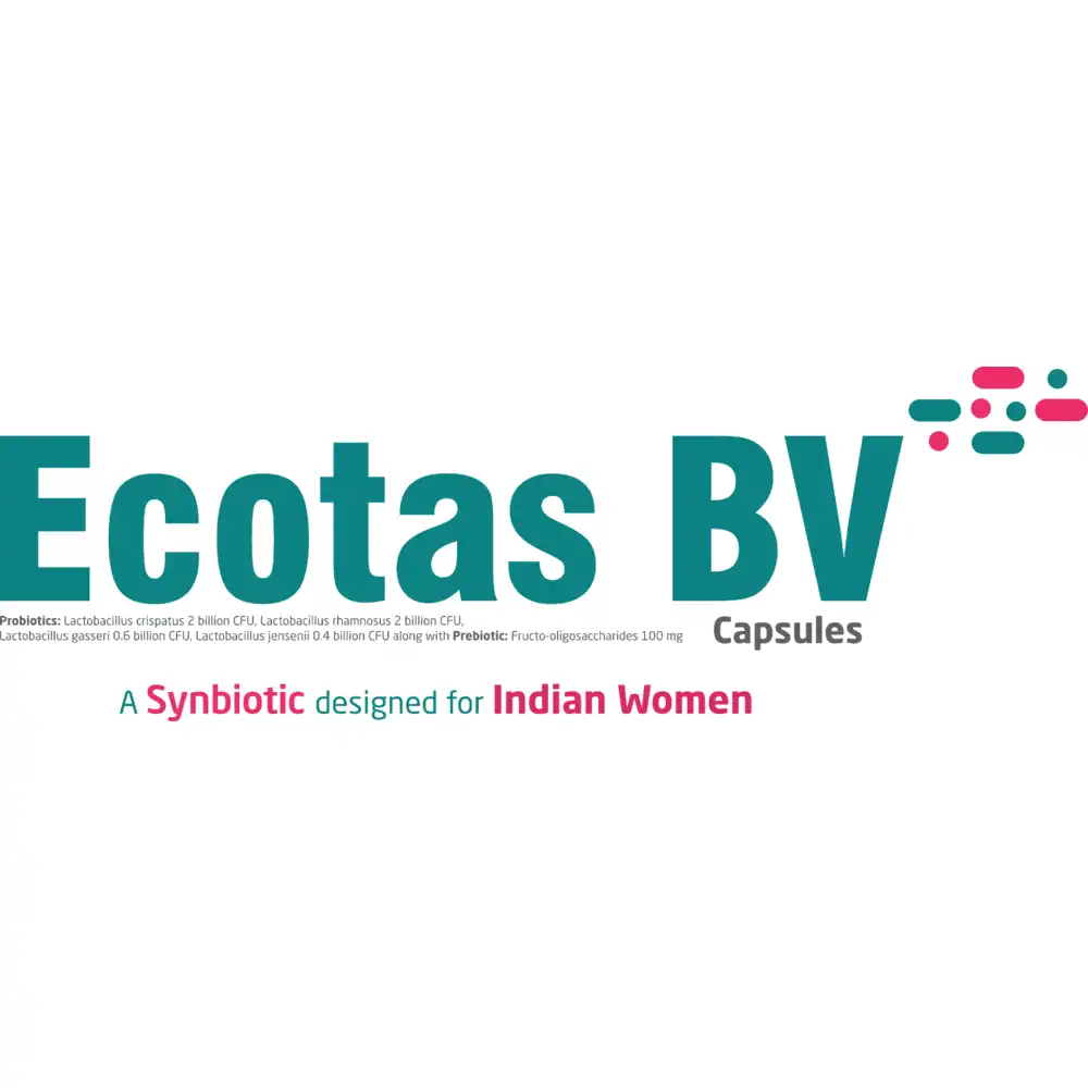 Ecotas BV - Daily Vaginal Wellness, Probiotic Support & pH Balance