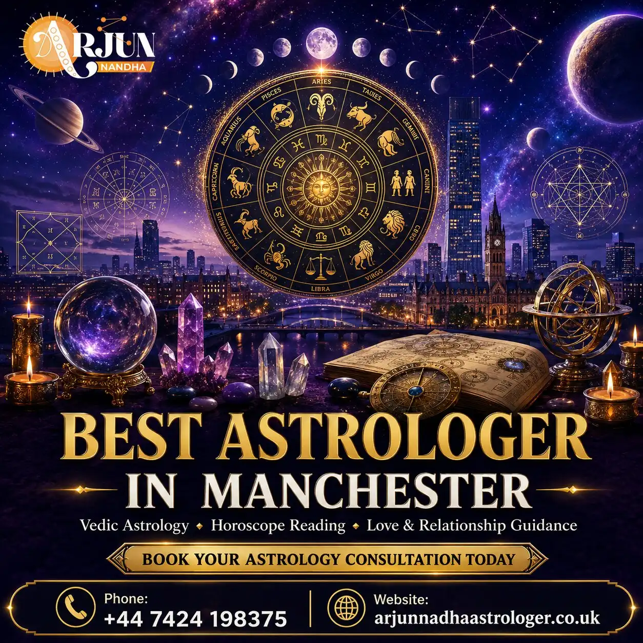 Best Astrologer in Manchester for Personalised Astrology Guidance