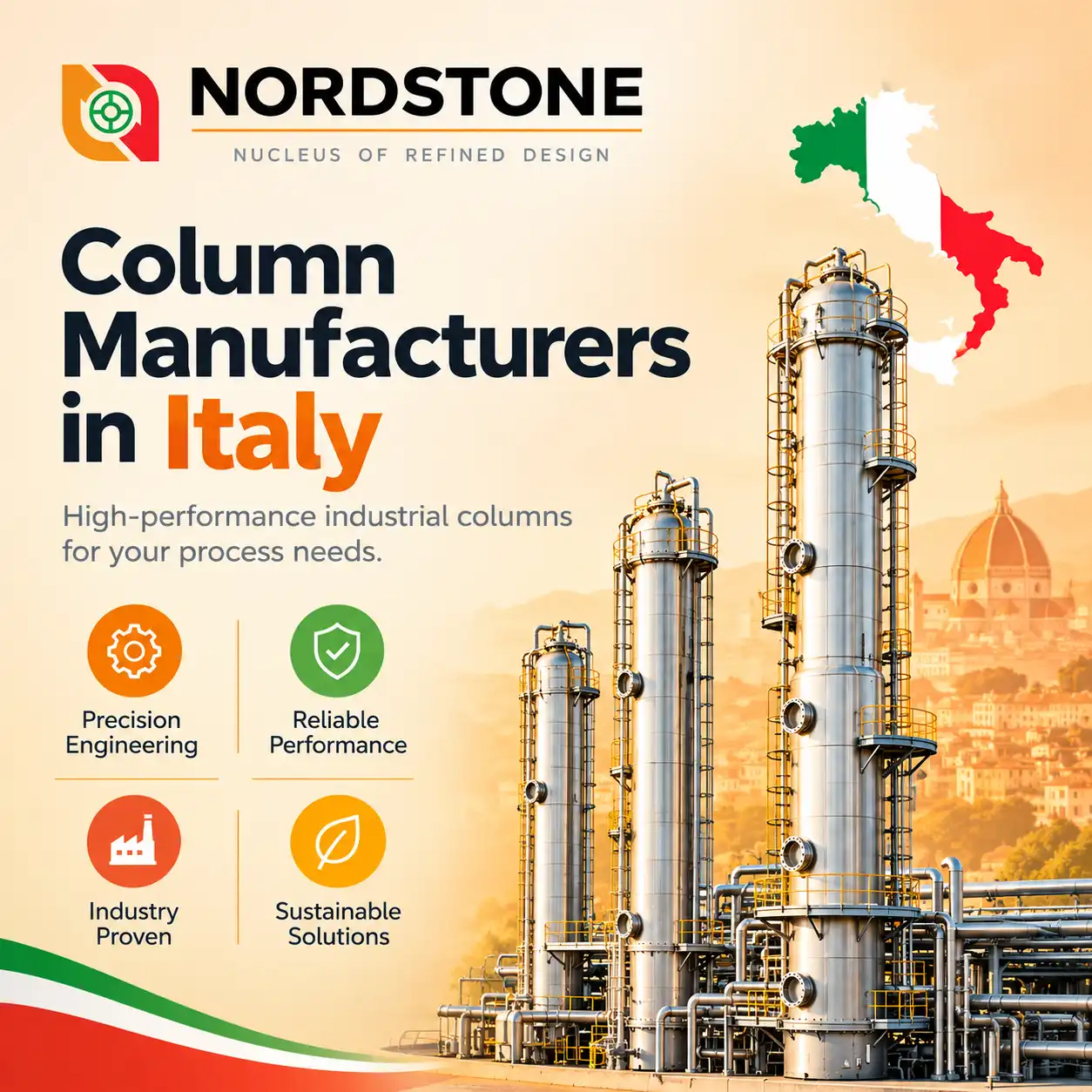 Process Column Manufacturers in Italy – Notd Stone 