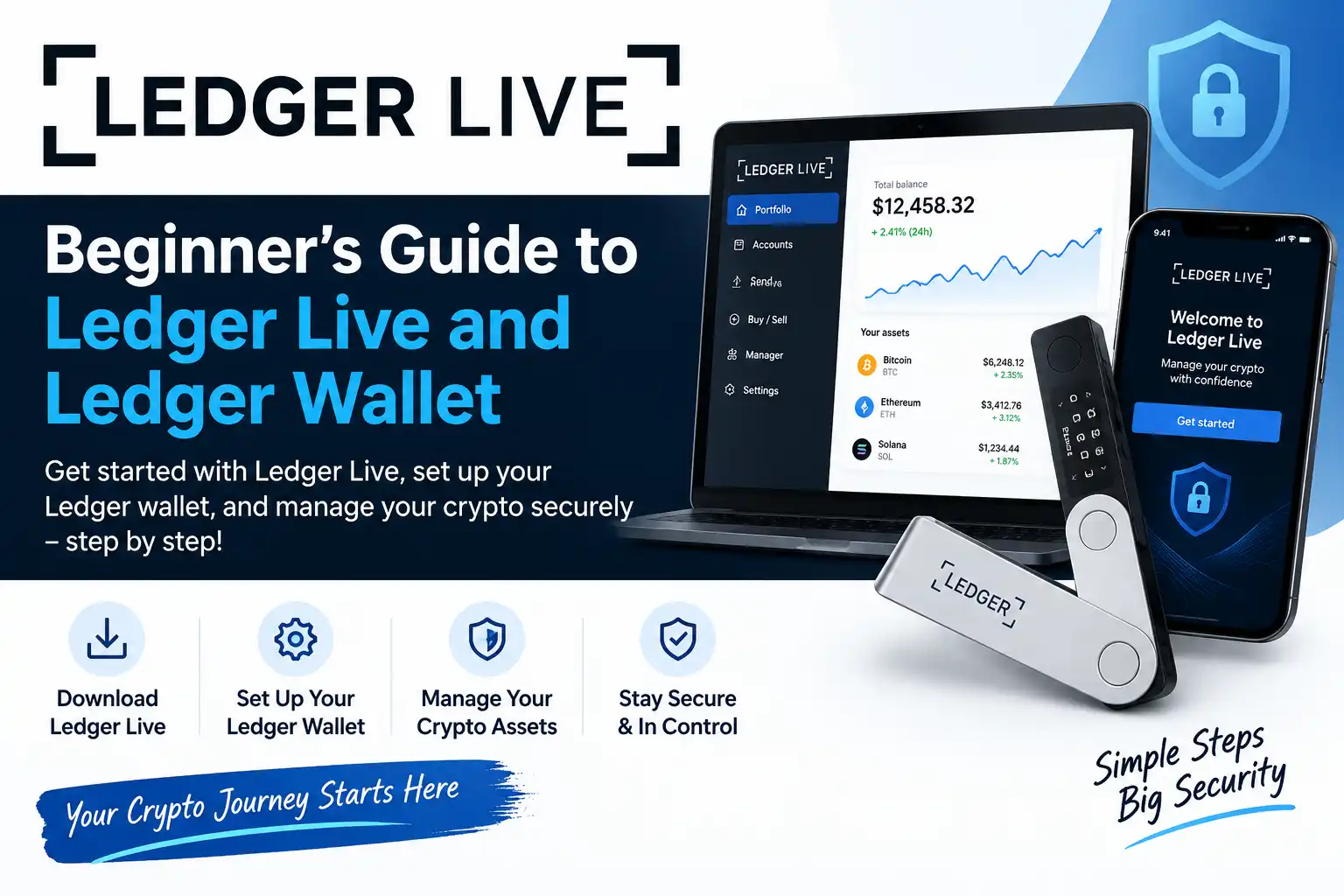 Beginners Guide to Ledger Live and Ledger Wallet