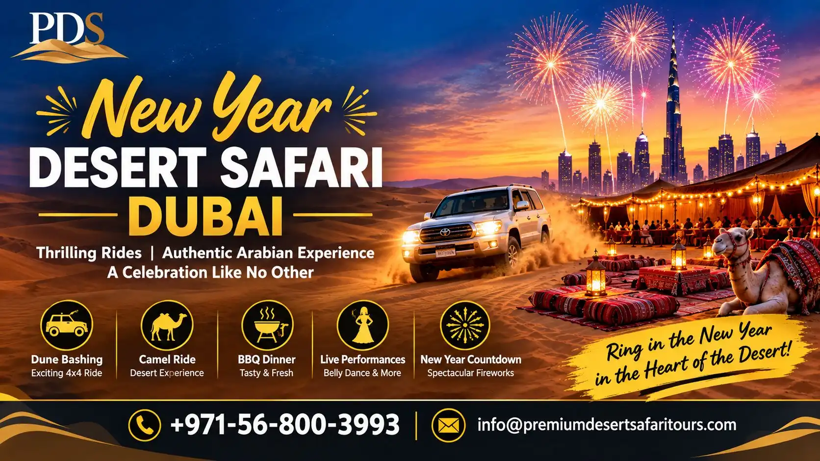 Discover A Festive New Year Evening In Dubai’s Desert