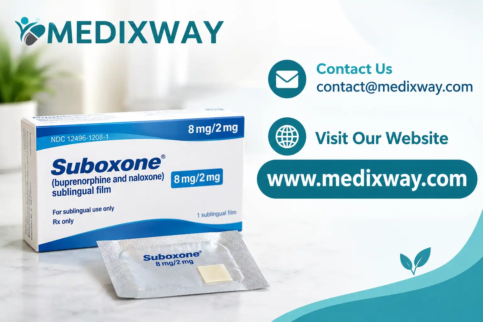   Suboxone 2 mg – Claim 50% Off Today || Medixway