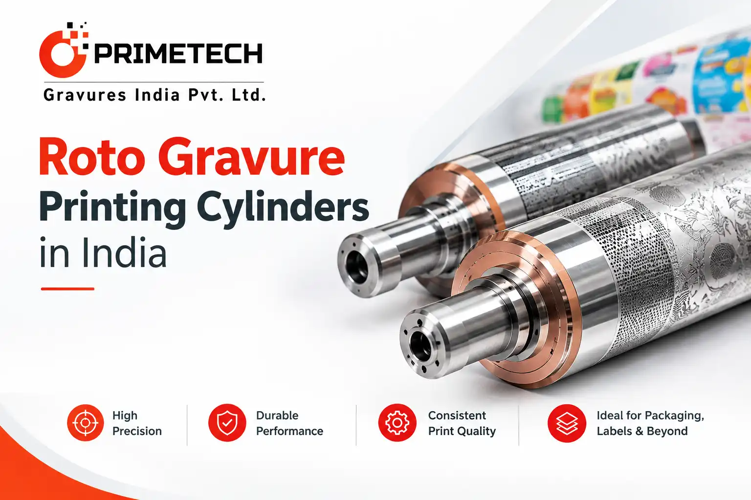 Advanced Roto Gravure Printing Cylinders in India