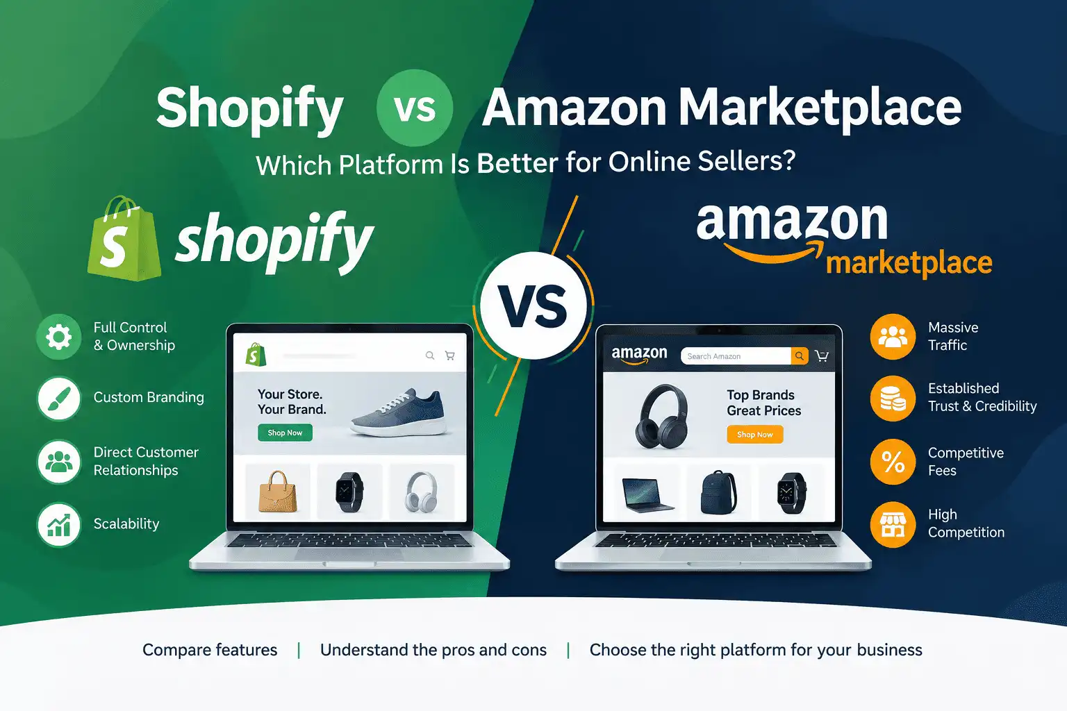 Shopify vs Amazon Marketplace: Which Platform Is Better for Online Sellers?