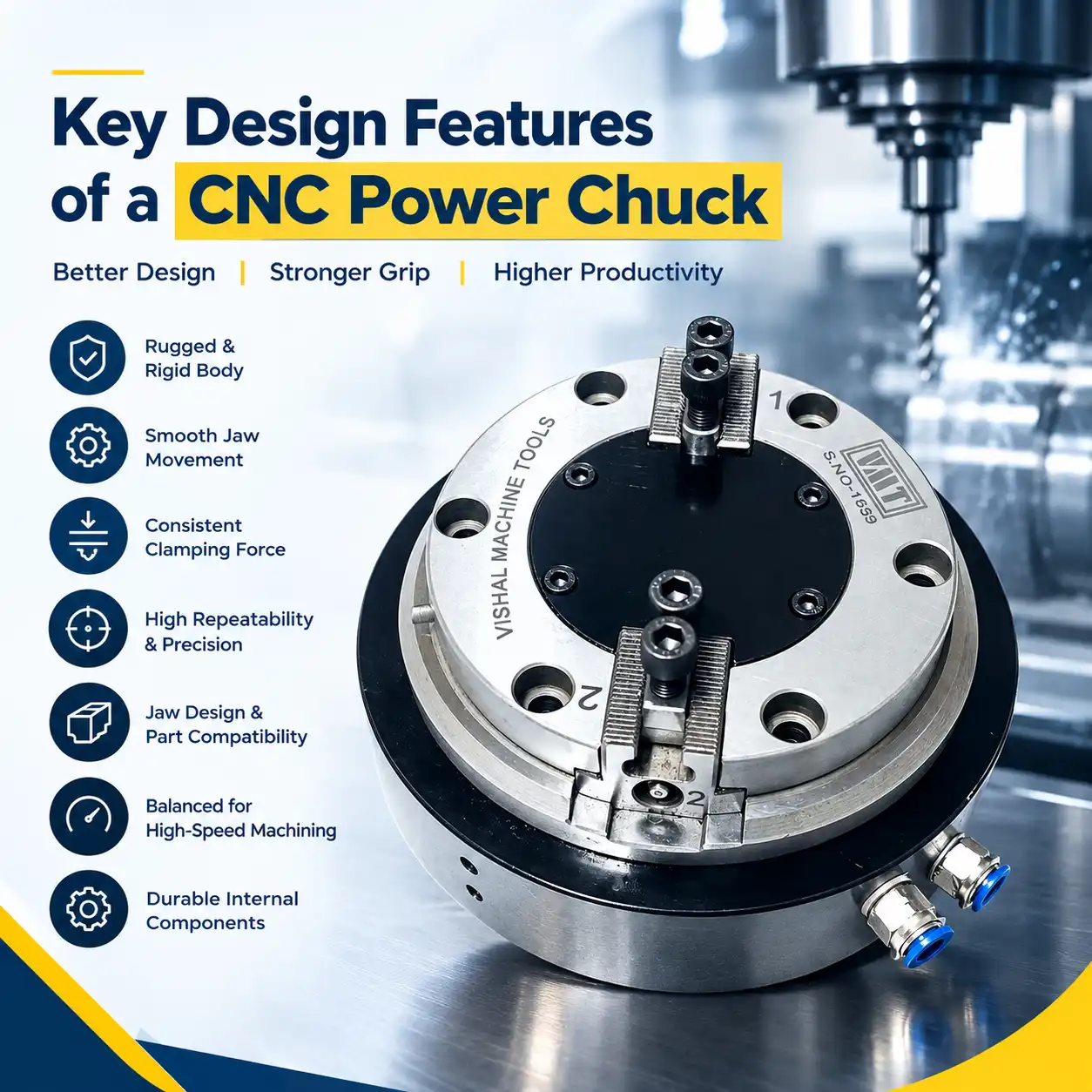 High-Precision Pneumatic Chuck Manufacturer & Suppliers | VMT