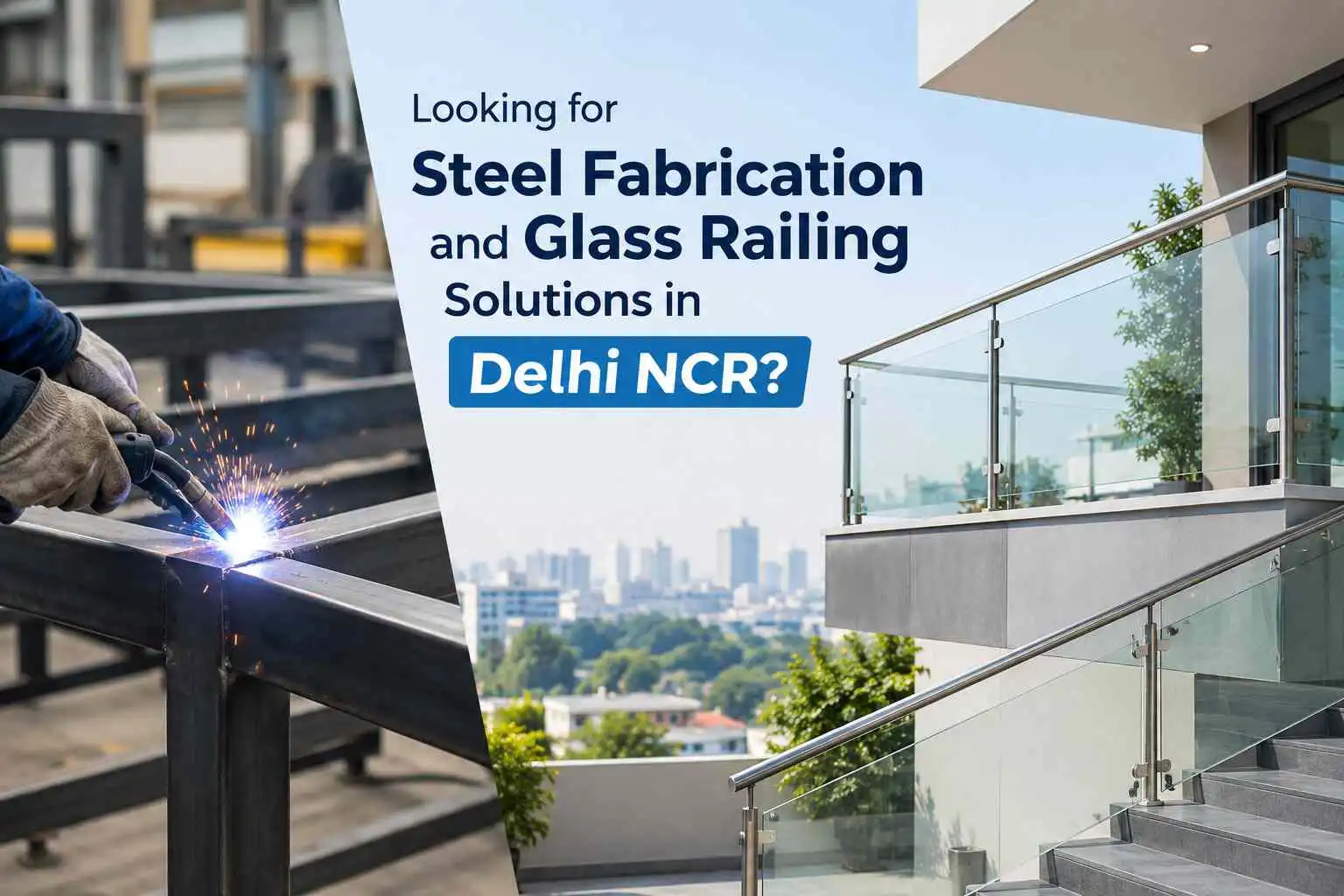 Looking for Steel Fabrication and Glass Railing Solutions in Delhi NCR?