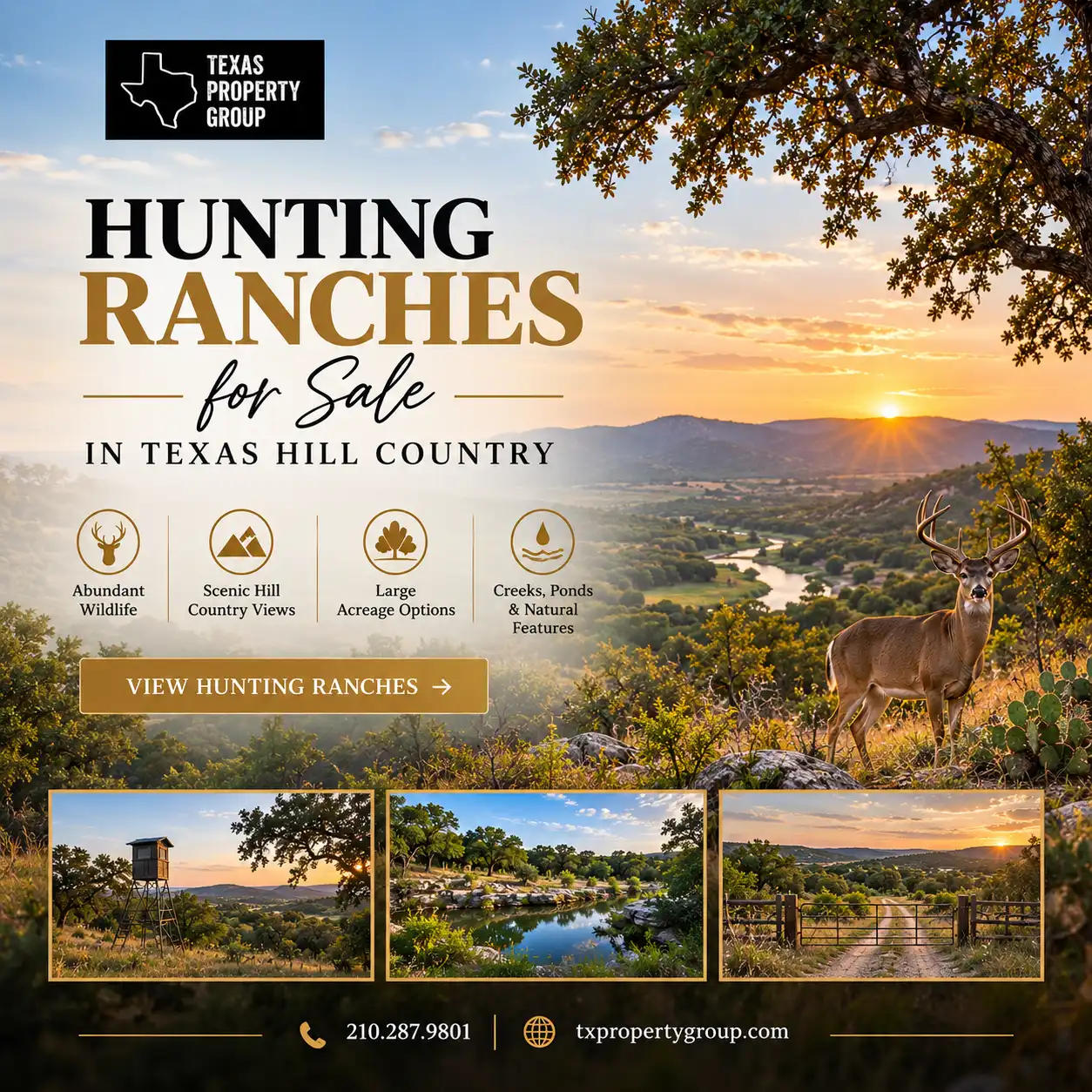 Hunting Ranches for Sale in Texas Hill Country