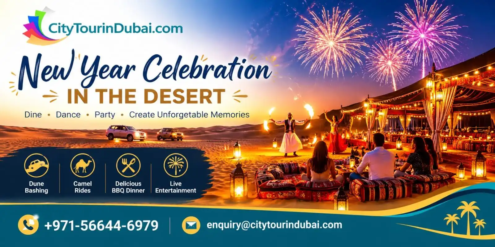 Enjoy Festive Entertainment During A Desert New Year Celebration