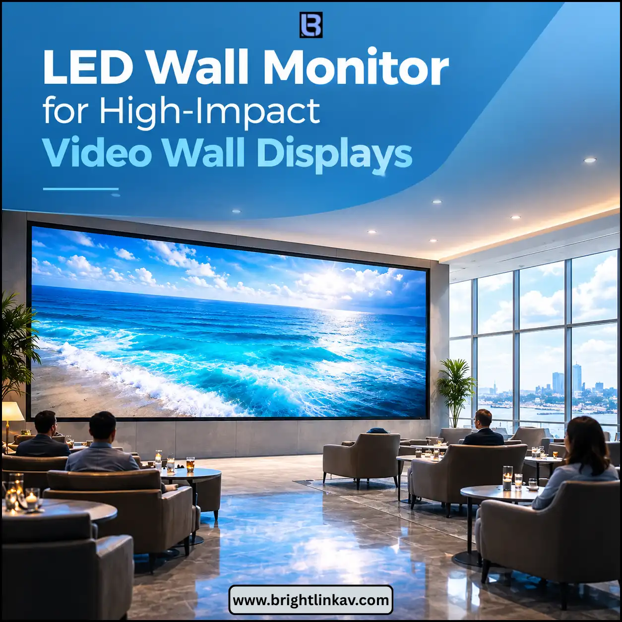 LED Wall Monitor for High-Impact Video Wall Displays