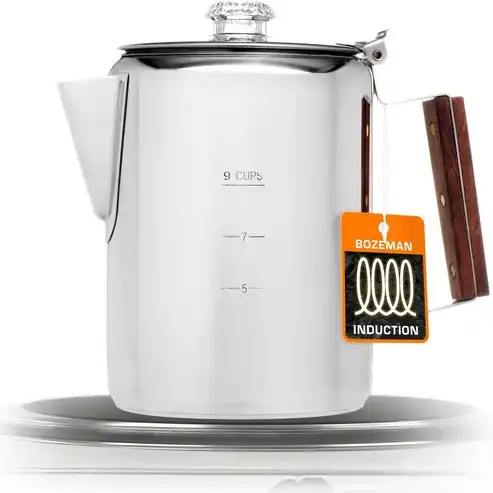 COLETTI Coffee Percolator | Veteran-Owned Stainless Steel Camping Percolators