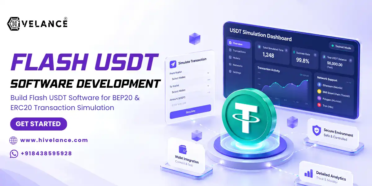 Flash USDT Development in ERC20 & BEP20 network for Testnet & Wallet Integration