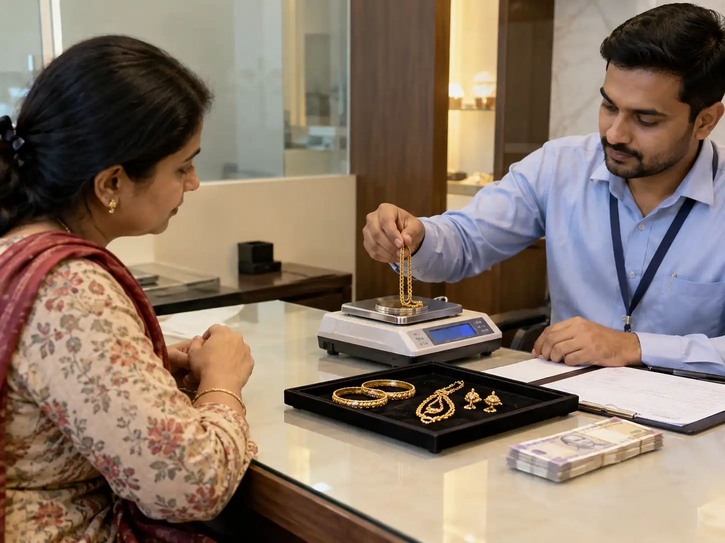 Sell Gold in Karnataka with Benaka Gold's Clear Valuation Process