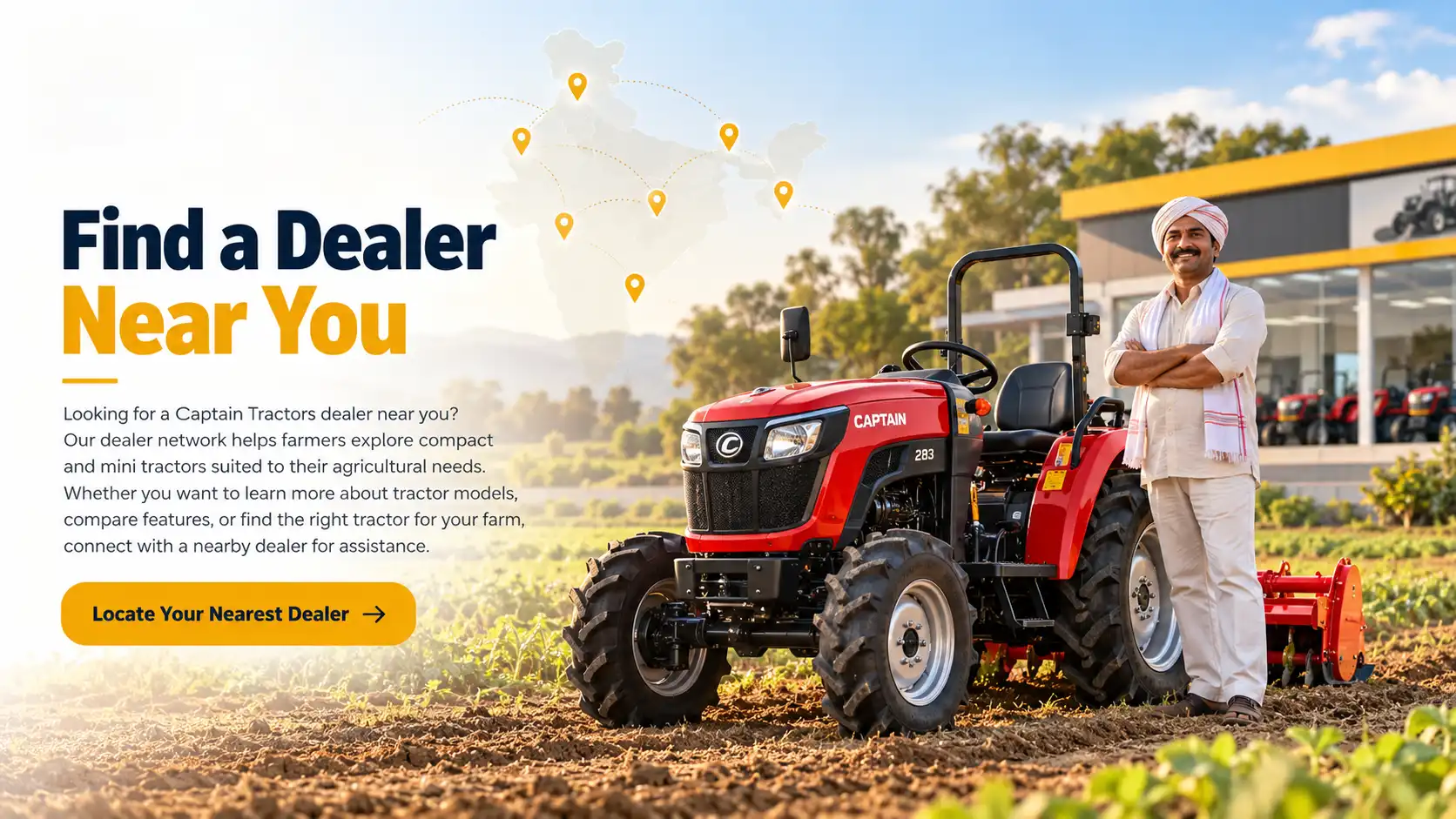 Find an Authorized Captain Tractors Dealer Near You