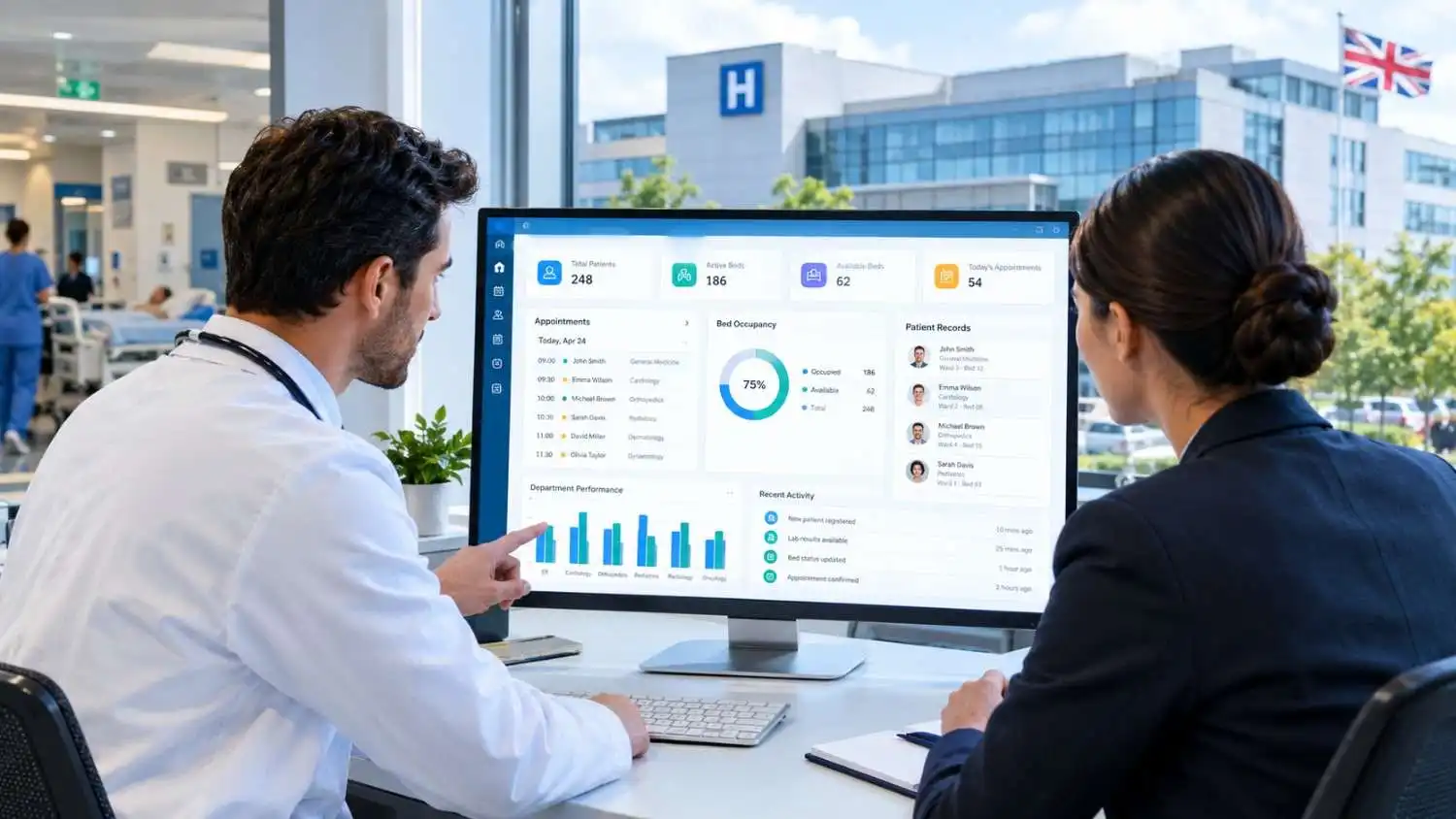 Hospital Management Software in UK for Modern Hospitals